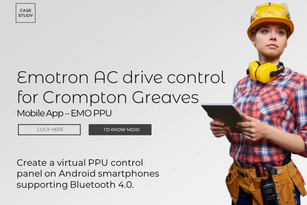 EMO PPU (EMOTRON AC DRIVE CONTROL) MOBILE APP FOR CROMPTON GREAVES